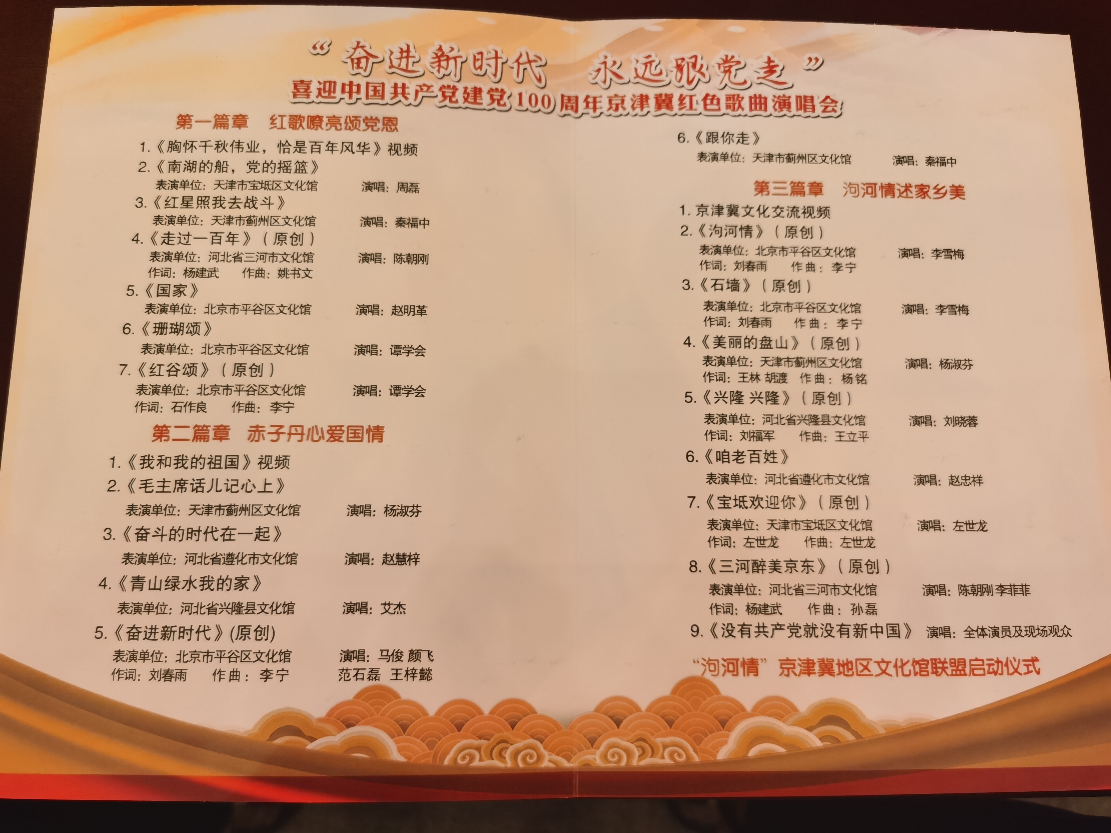 奋进新时代 永远跟党走 庆祝建党100周年京津冀红歌会节目单（2021、6、23）.jpg